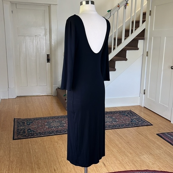 LULUS Lightweight Jersey Knit Midi Dress Size Medium - Picture 5 of 8